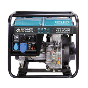Generator diesel „Könner & Söhnen” KS 6100HDE (EURO V) (Recondiționat – Stare Bună)