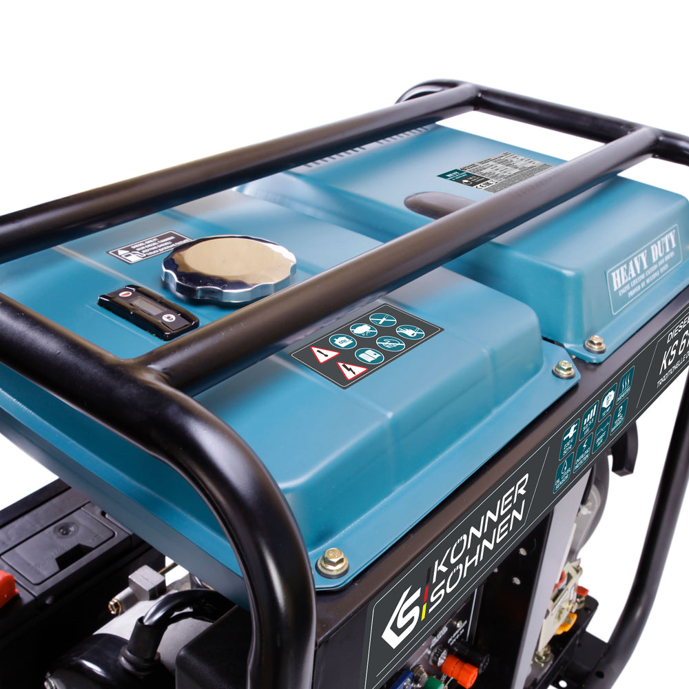 Generator diesel „Könner & Söhnen” KS 6100HDE (EURO V) (Recondiționat – Stare Bună)