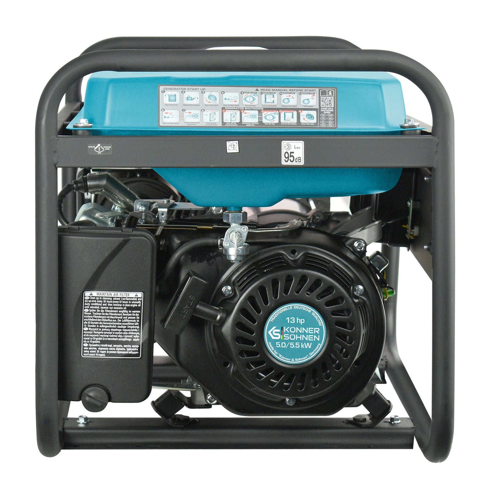 Generator benzynowy „Könner & Söhnen” KS 7000E-3 ATS