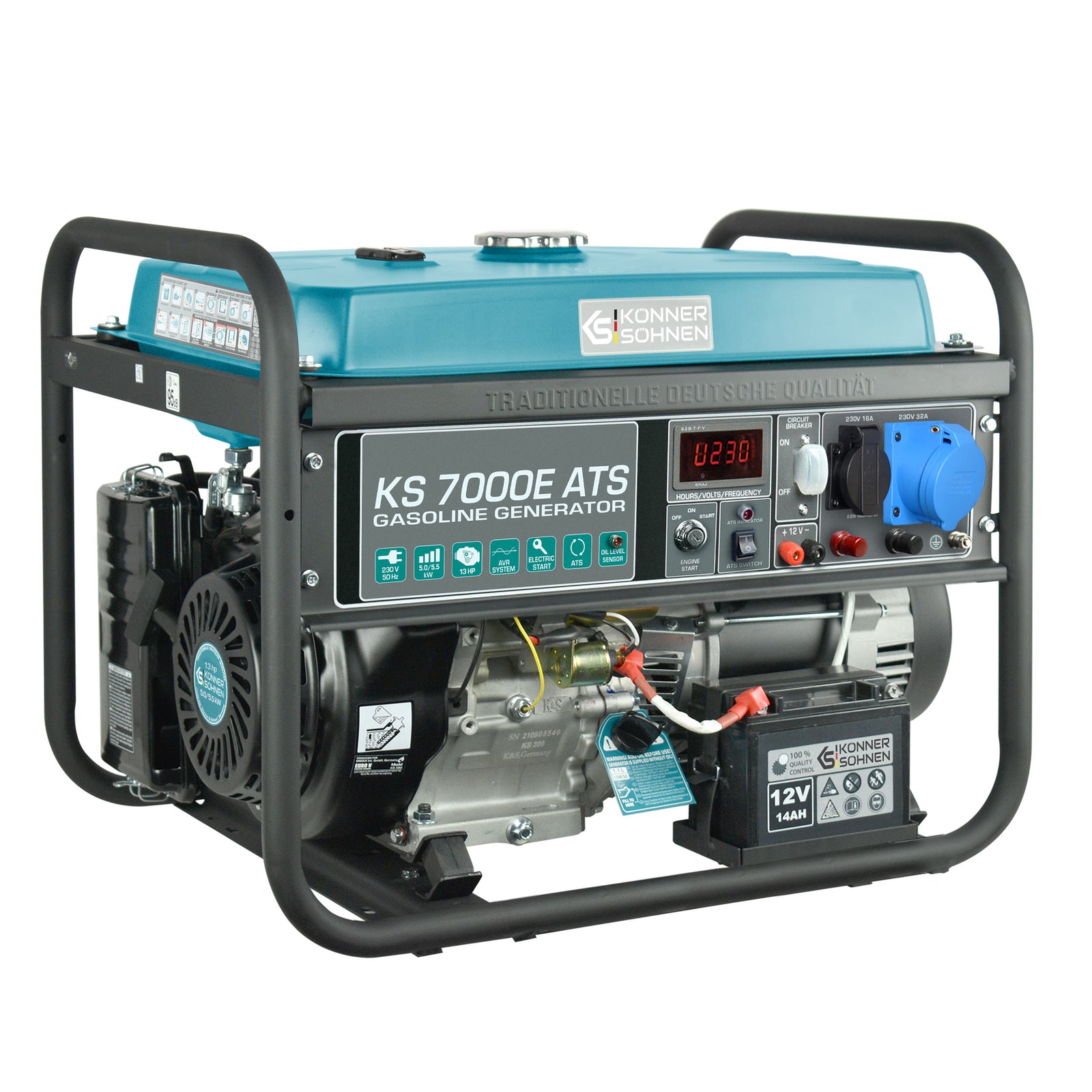 Generator benzynowy „Könner & Söhnen” KS 7000E ATS