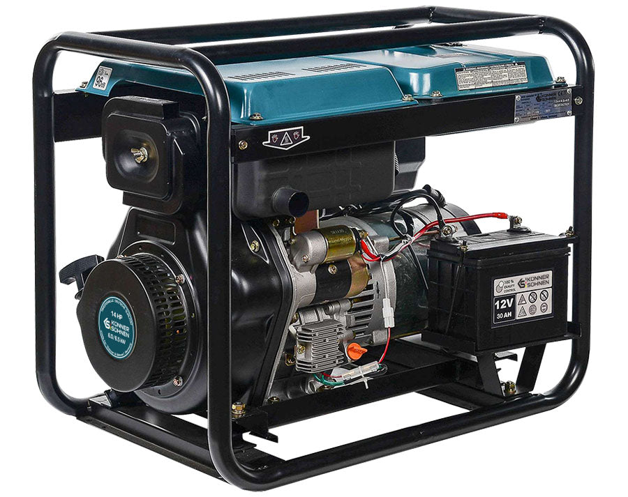Dieselový generátor „Könner & Söhnen“ KS 8100HDE (EURO V)