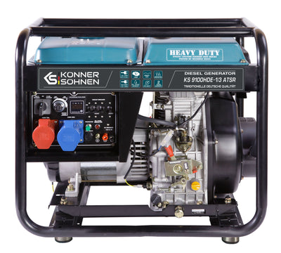 Gerador a diesel "Könner & Söhnen" KS 9100HDE-1/3 ATSR (EURO V)