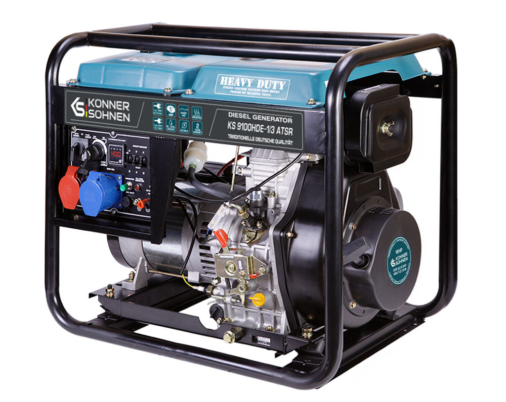 Gerador a diesel "Könner & Söhnen" KS 9100HDE-1/3 ATSR (EURO V)