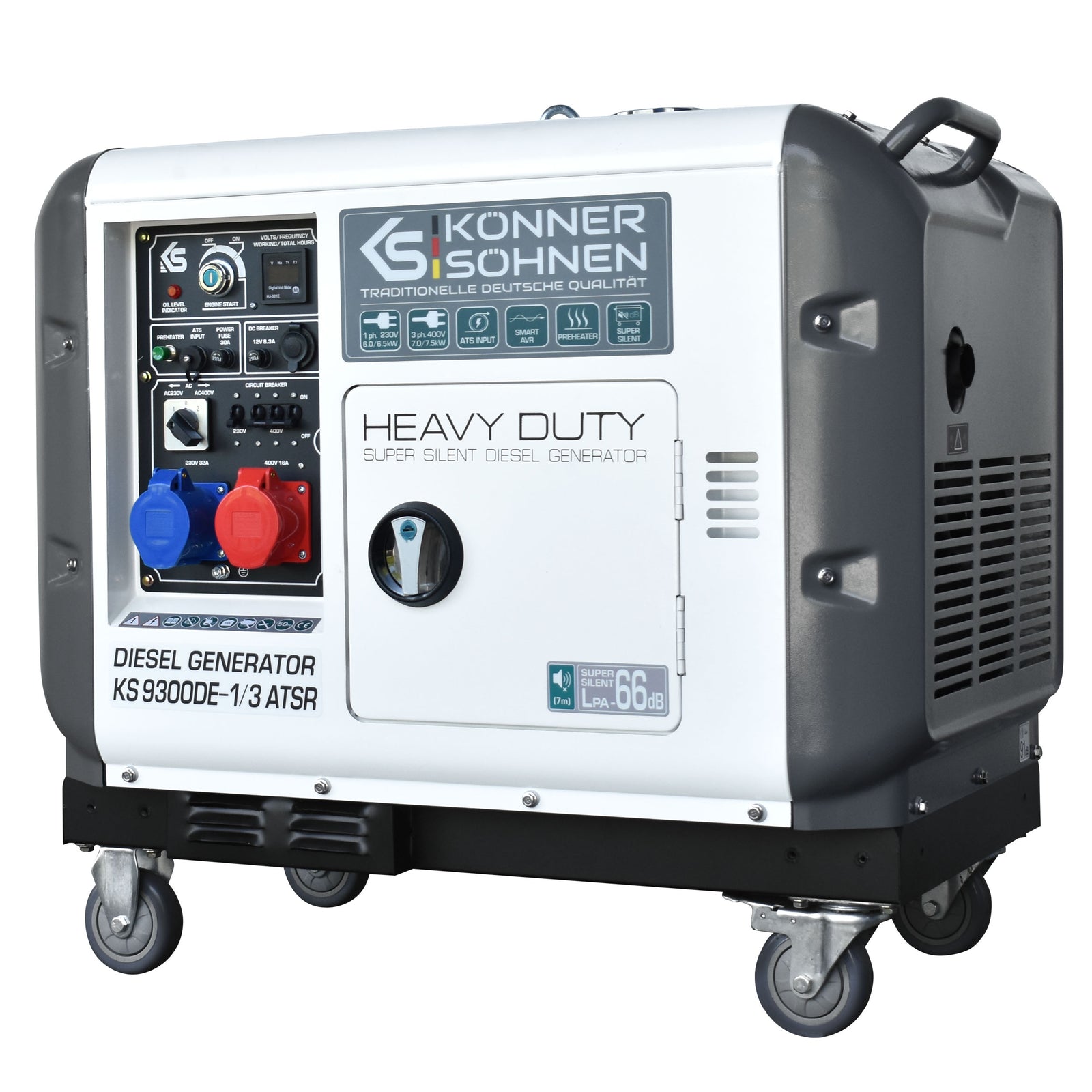 Γεννήτρια ντίζελ «Könner & Söhnen» KS 9300DE-1/3 ATSR (EURO V)