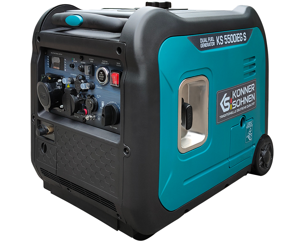Generador inverter híbrido de gas/gasolina KS 5500iEG S