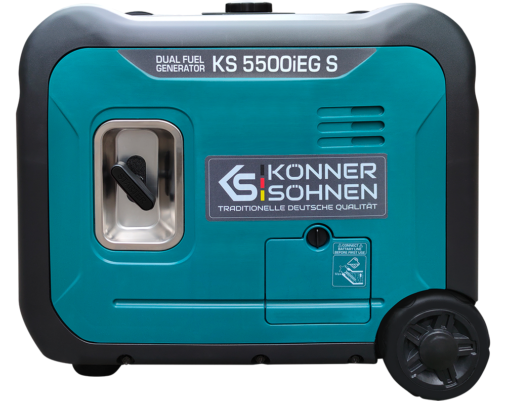 Generador inverter híbrido de gas/gasolina KS 5500iEG S