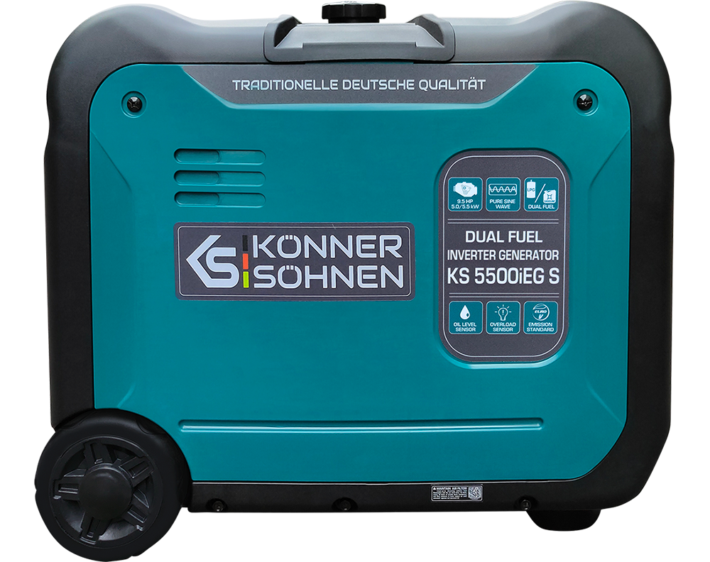 Invertorový generátor LPG/benzín KS 5500iEG S